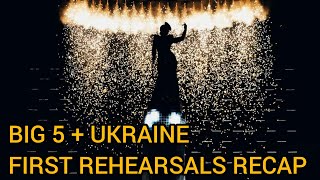 Eurovision Song Contest 2023 - Big 5 + Ukraine First Rehearsals Recap