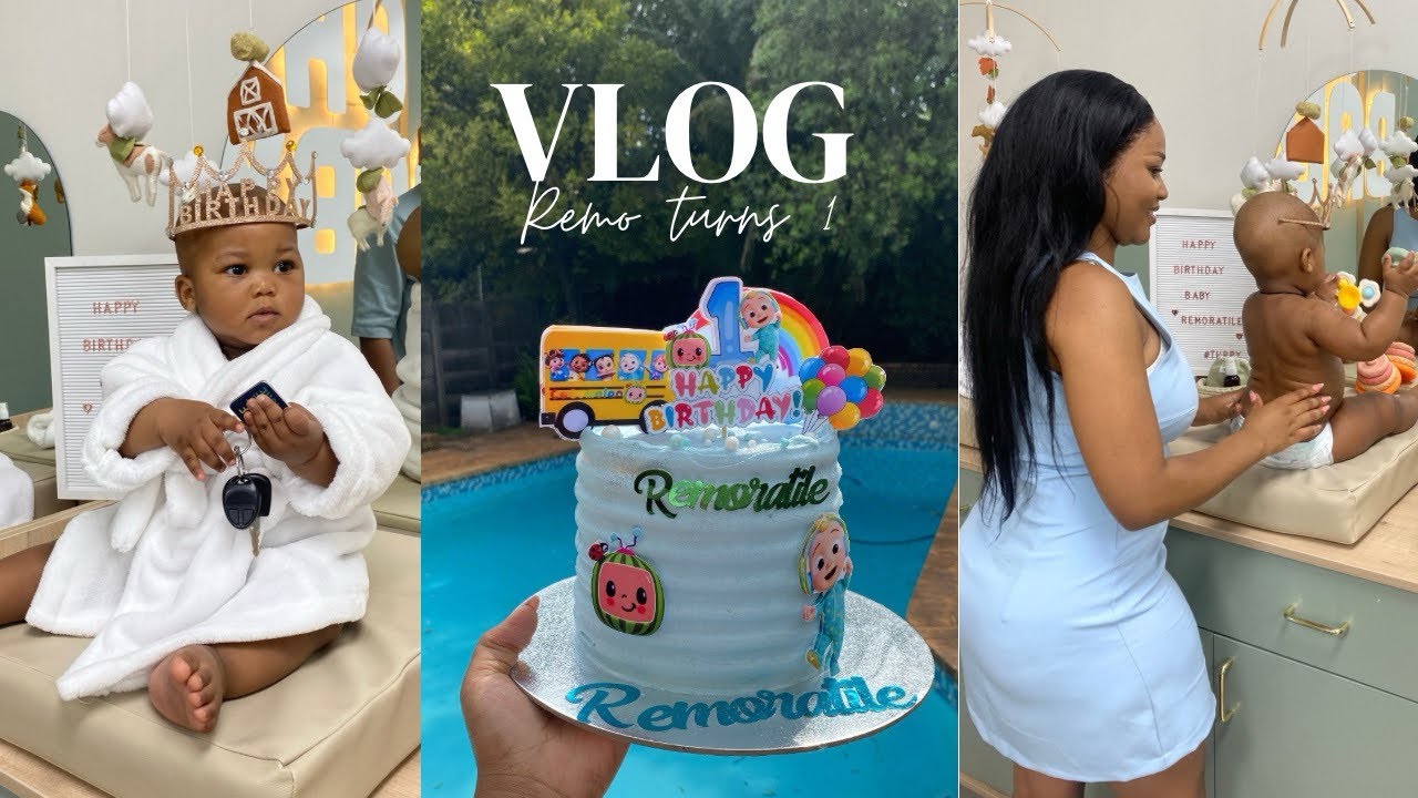 VLOG : REMO turns one :Preps Baby Spa/hydrotherapy and birthday lunch