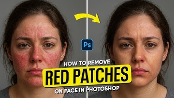 How To Remove Red Patches on Face in Photoshop | Photoshop Tutorial 2025 | Am Graphix