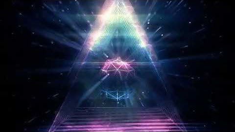 4K Retro Triangle Space Spin ▲ VJ Motion Background for Lyric Video ▲ AA-vfx