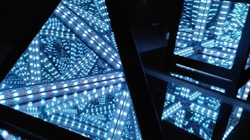 My DIY Psyramid + Hypercube - Infinity Mirror LEDs Multiple Effects - Next Dimension Lights