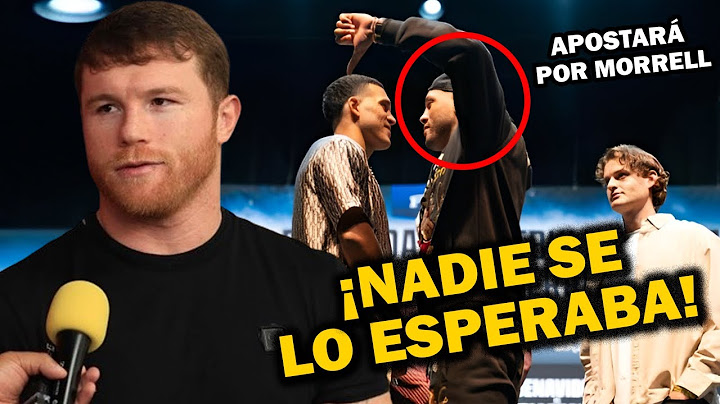 HACE MINUTOS: ¡DE NO CREER! CANELO ALVAREZ da PRONOSTICO de PELEA DAVID BENAVIDEZ vs MORRELL