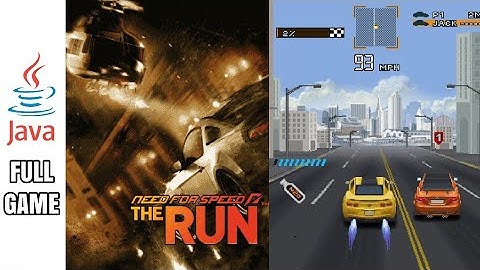 NEED FOR SPEED THE RUN 2D - Java Game (Full Gameplay No Commentary)