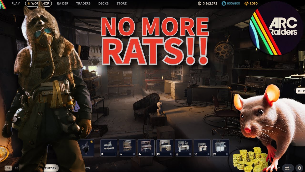Arc Rats surviving the rats in ARC RAIDERS - YouTube