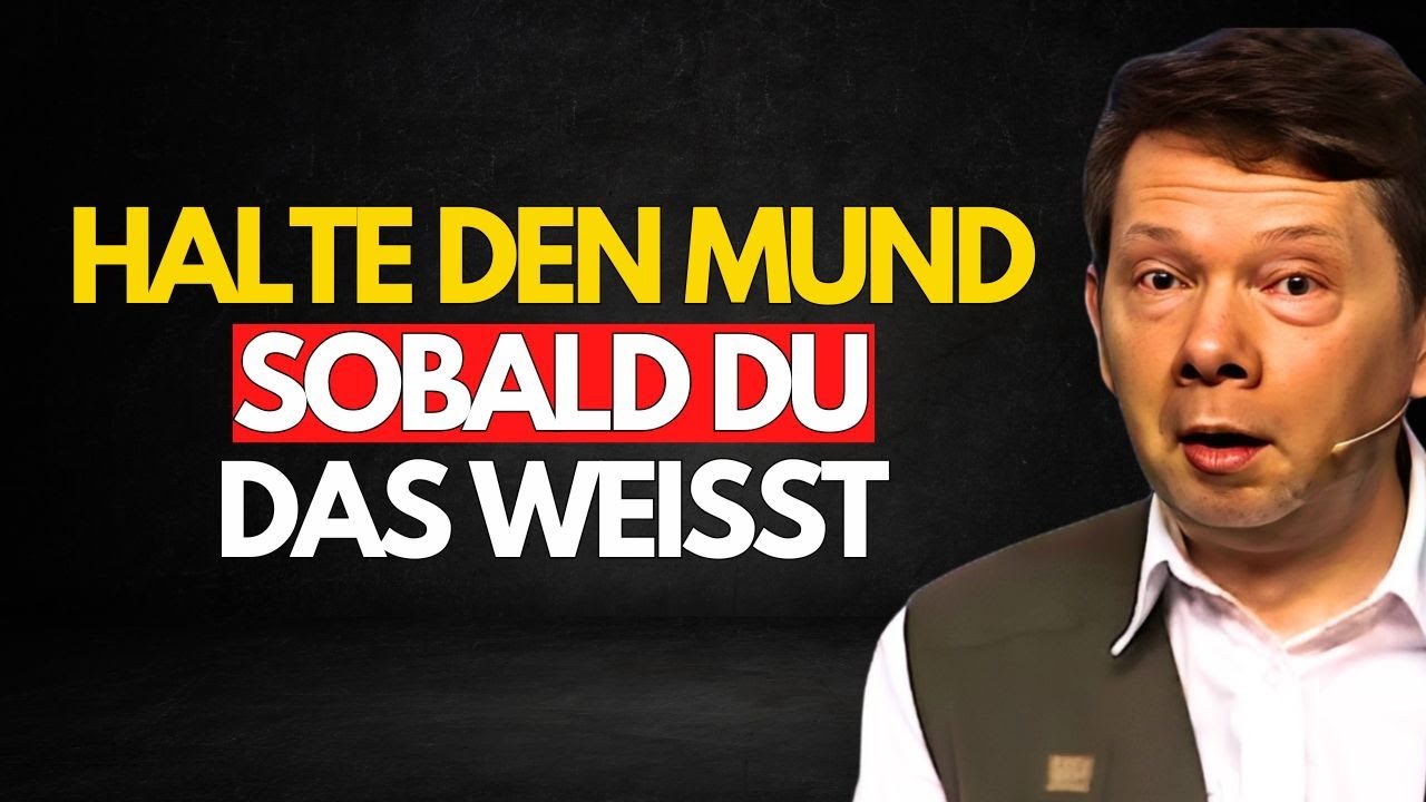 Tu NICHTS und sieh zu, wie sich alles von selbst fügt - Eckhart Tolle
