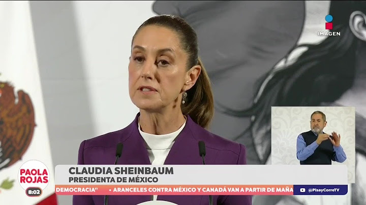 Claudia Sheinbaum responde a la imposición de los aranceles  de Trump | DPC con Paola Rojas