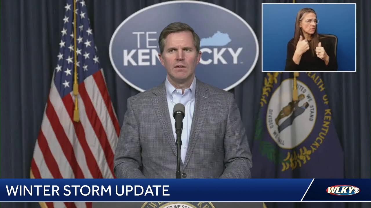LIVE | Gov. Andy Beshear gives another update on the winter storm aftermath and response