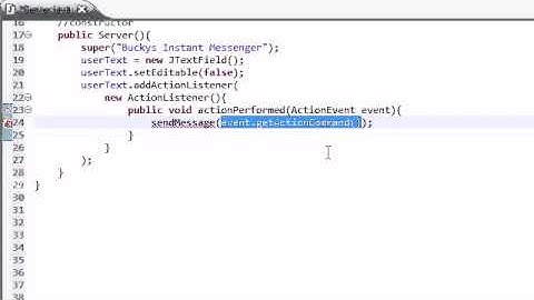 Intermediate Java Tutorial   39   GUI for Bucky Instant Messenger   YouTube