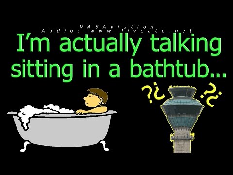 [RARE ATC] Unknown guy talks ATC from his BATHTUB...?¿?