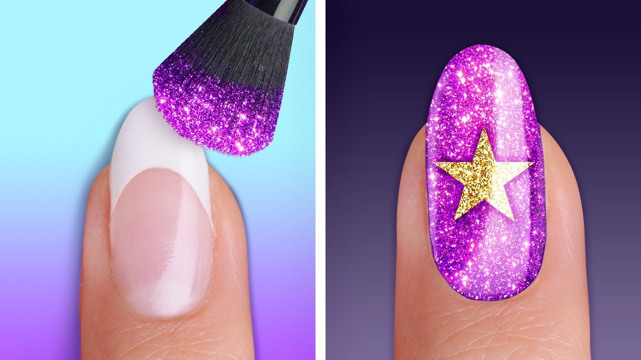 21 COOL IDEAS TO MAKE YOUR NAILS SHINE || Stunning Manicure Hacks