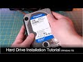 Desktop Hard Drive Installation Tutorial | Western Digital Blue 4TB  | Initialization | Benchmark