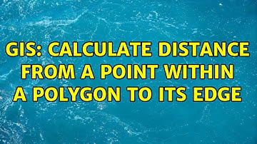 GIS: Calculate distance from a Point within a Polygon to its edge