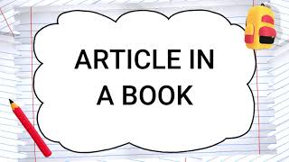 Writing Bibliography