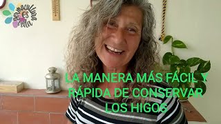 La manera más fácil y rápida de conservar los higos. Congela los higos directamente del árbol.