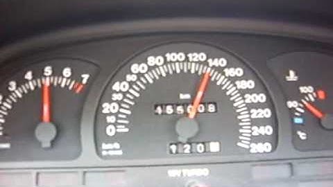 Calibra Turbo 4x4 C20LET 0-200 km/h