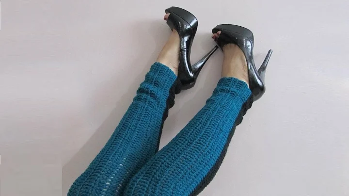 Learn to Crochet Leg Warmers with Pattern #378