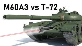 M60A3 vs T-72 Ural | Composite Armour Piercing Simulation | 105mm M735 APFSDS