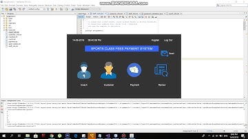 Sports Class Fees Management System in Java (Netbeans)