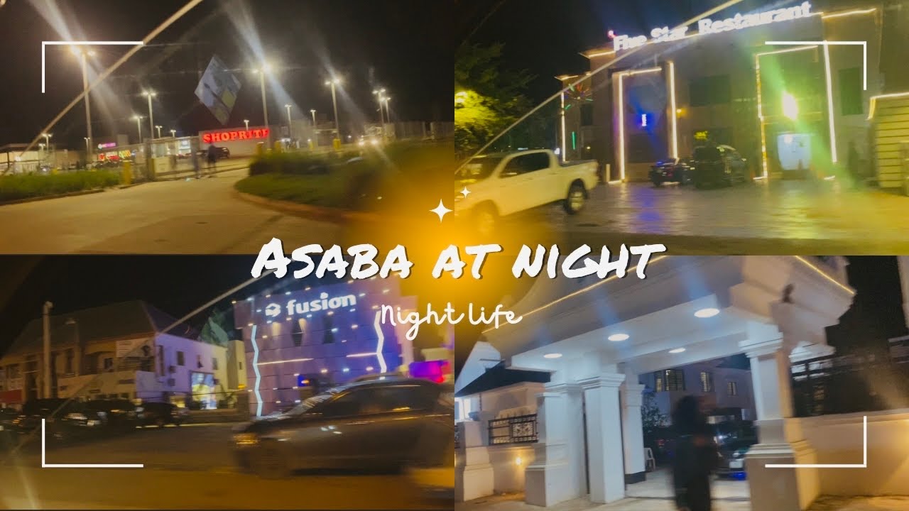 NIGHT DRIVE THROUGH:NIGHT LIFE IN ASABA!#1