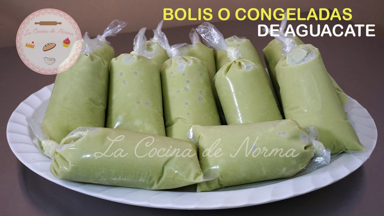 Bolis o congeladas de aguacate (palta) ¡¡Para venta!!