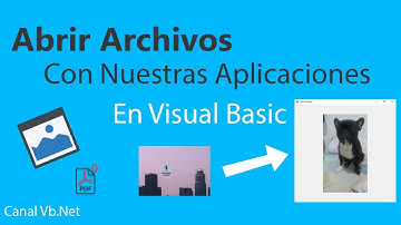Abrir Cualquier Archivo en Nuestra Propia Aplicación en Visual Basic.net
