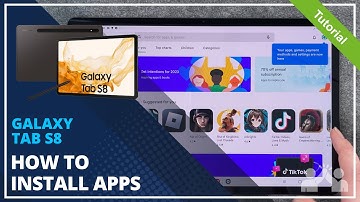 Samsung Galaxy Tab S8+, S8, S8 Ultra- How to install apps • 📱 • 👨🏼‍💻 • ⬇️ • Tutorial
