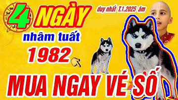 🔴xuất hiện 4 ngày vàng duy nhất nổ lộc lớn. nhâm tuất 1982 trời thương phật độ trúng số cực giàu