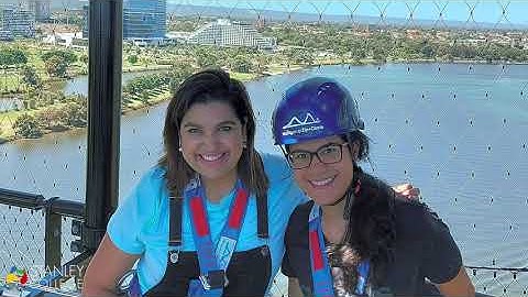 Discover Perth- Climbing Matagarup Bridge =)