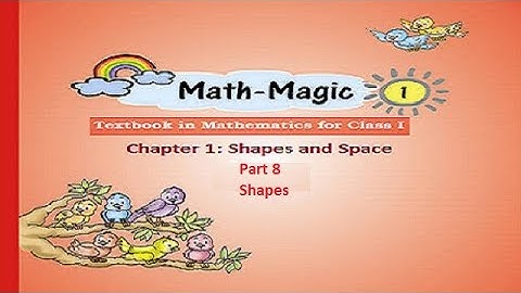 CBSE, Class 1, Maths, Chapter 1, Part 7, Shapes and Space, SHAPES