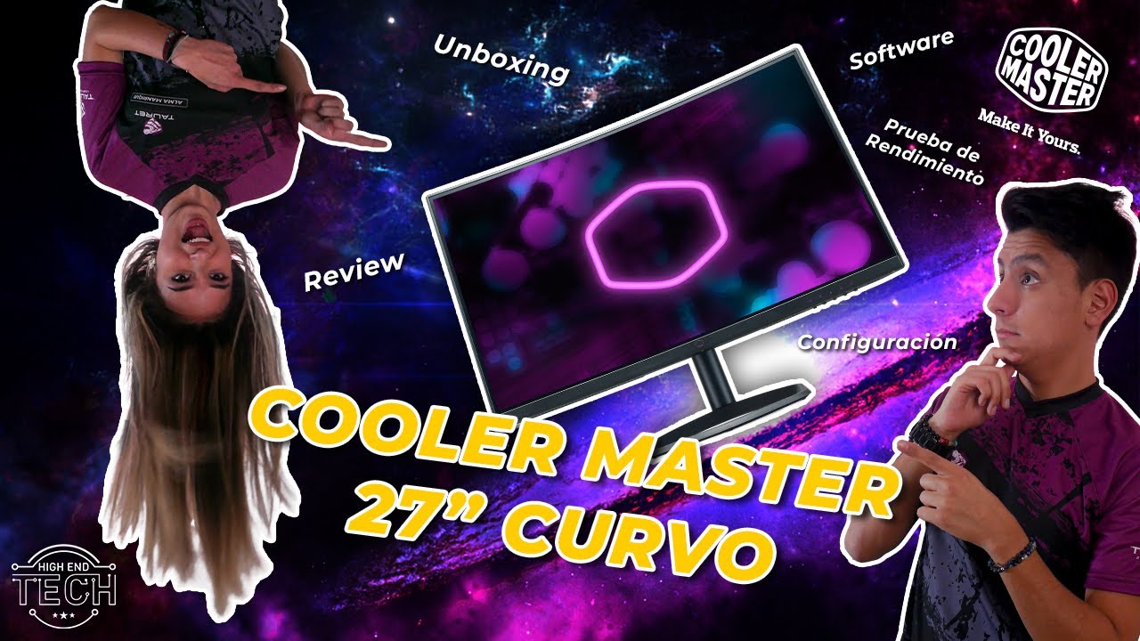 Monitor gamer Cooler Master GM27 CF - High end Tech - YouTube