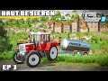 BORROWING WATER AND A TRAIN | Farming Simulator 22 - Haut-Beyleron | Episode 3