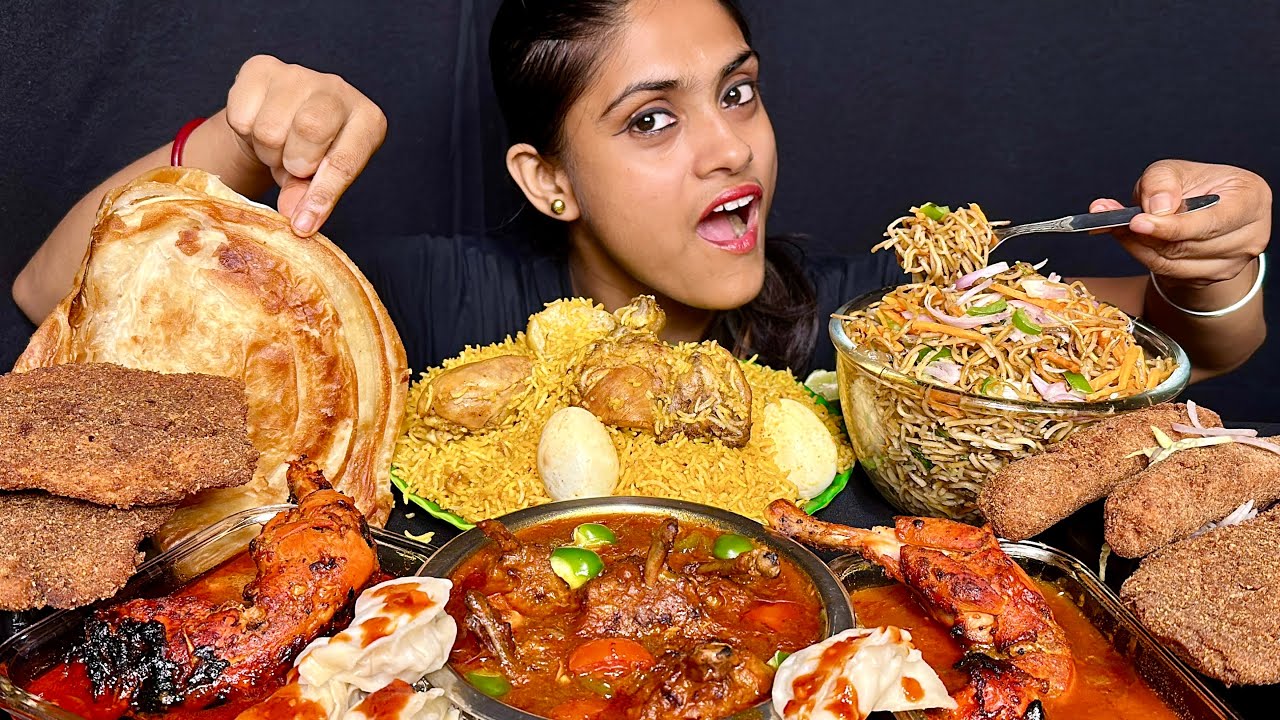 Chicken Lolipop Tandoori Chicken Curry Paratha Noodles Chicken Biryani Momo Fish Fry Eating