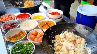 Fried Rice Recipe, Fast CookingSkill - Cambodia Street Food