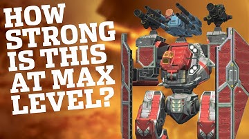 War Robots - How Strong Is A Max Level Arthur Titan With Machine Guns? | WR Titan Gameplay