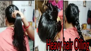 Heavy hair Oiling 50ml with my mother.after nape safe.