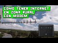 Internet en zona rural con modem