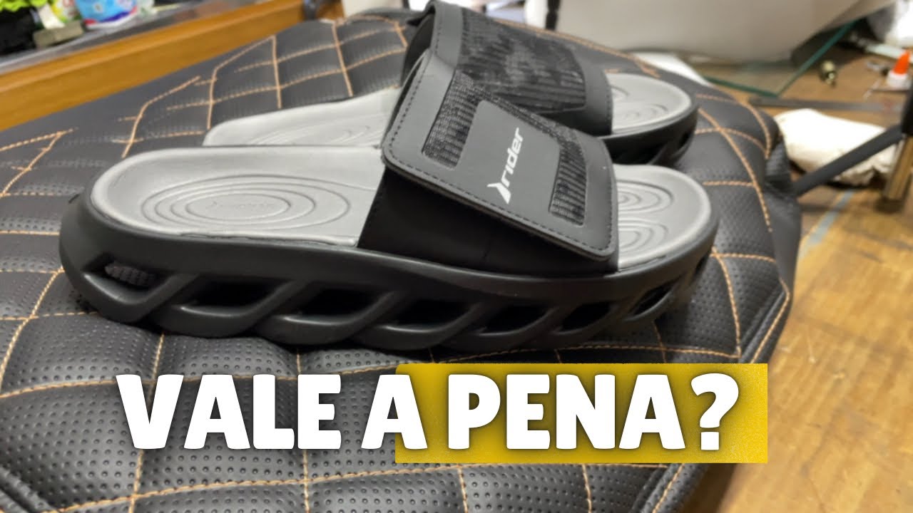 Unboxing e Review Chinelo Rider R Power Slide | Vale os R$129,90? Entrega Rápida da Netshoes!