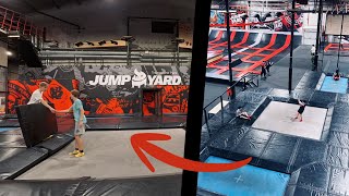 Crazy trampoline session (new learns and fun) / Jumpyard Barcelona