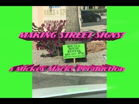 How to Make Street Signs! - YouTube