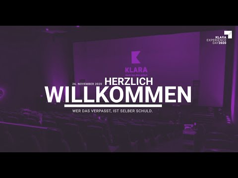 KLARA Experience Day 2020 - Kompletter Livestream YouHall