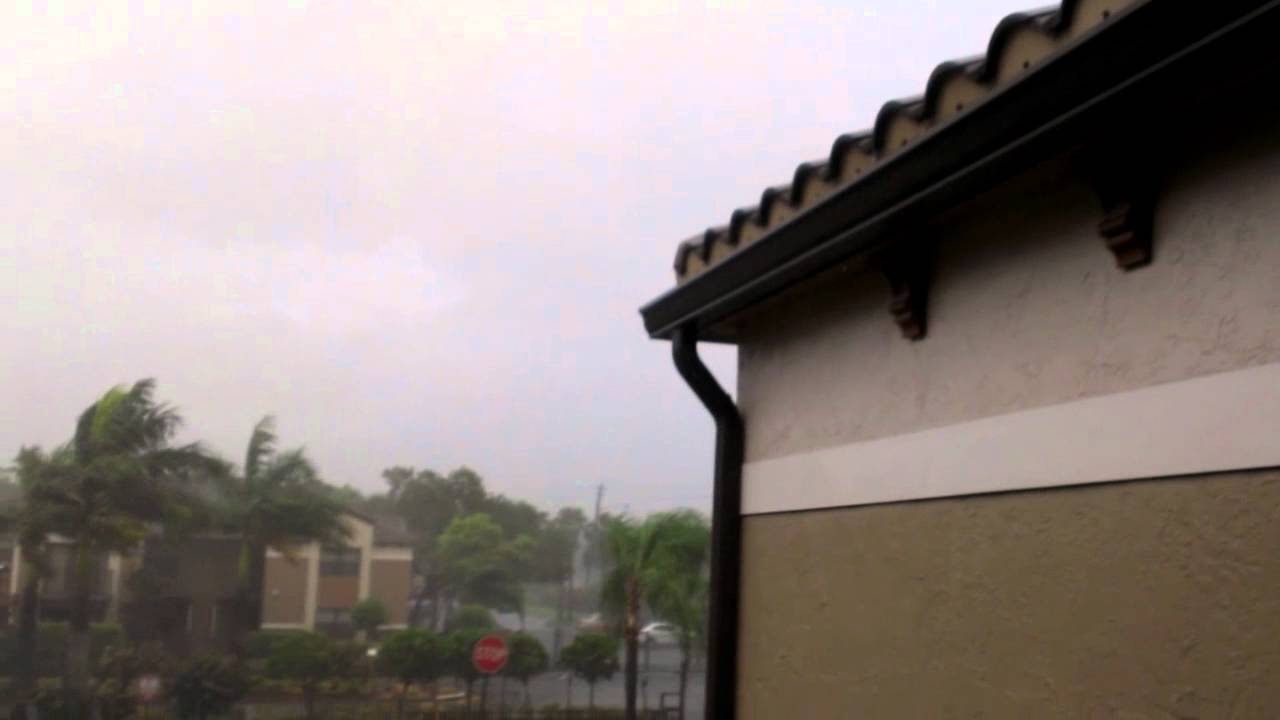 Miami rain..Isaac storm