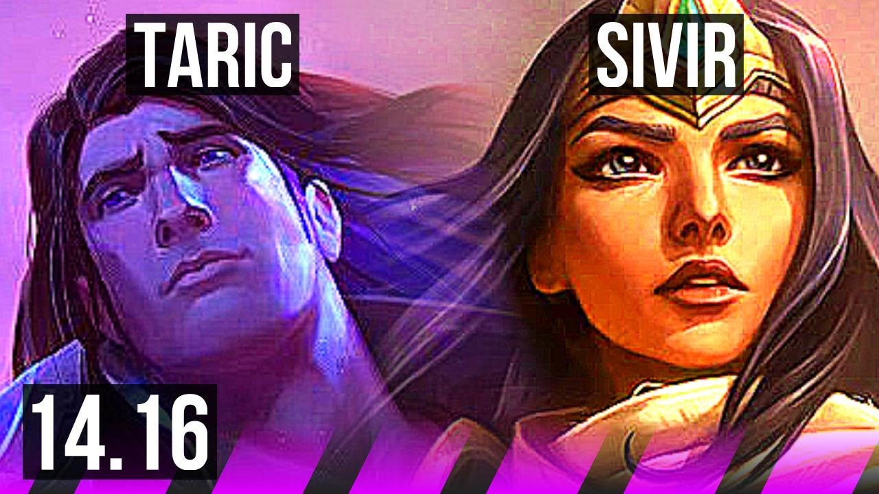 TARIC & Nilah vs SIVIR & Kayle (SUP) | 1/1/10, 1300+ games | BR Master | 14.16