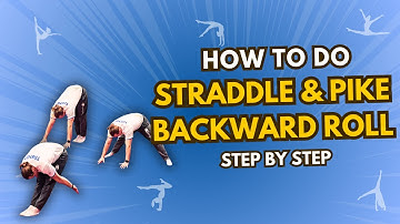 How to Do Straddle & Pike Backward Roll | Step by Step Beginner Gymnastics Tutorial