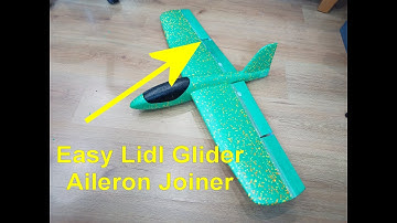 Easy Lidl Glider Aileron Joiner