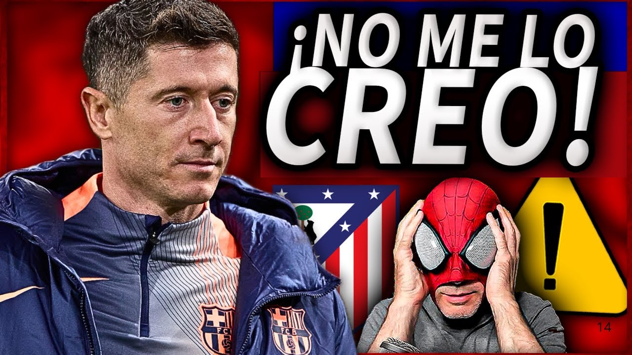 ¡NOOO!🤯¡LEWANDOWSKI CAE LESIONADO y SE PERDERÁ la VUELTA CONTRA el ATLÉTICO de MADRID!