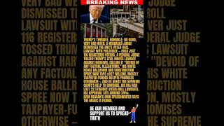 BREAKING: TRUMP AND THE TERRIBLE, HORRIBLE, NO GOOD, VERY BAD WEEK! He got buried in court