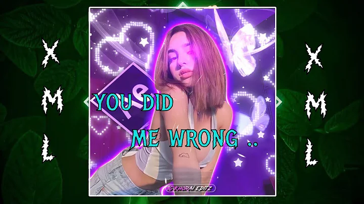 YOU DID ME WRONG SONG 🎶// 🪄🌈 XML FILE 🔰 LINK 🌀 DESCRIPTION BOX ⤵️ #alightmotion #xml @Igkhoraieditz 