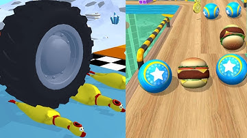 Going Balls vs Wheel Smash - All Levels Gameplay Android,iOS - NEW APK UPDATE