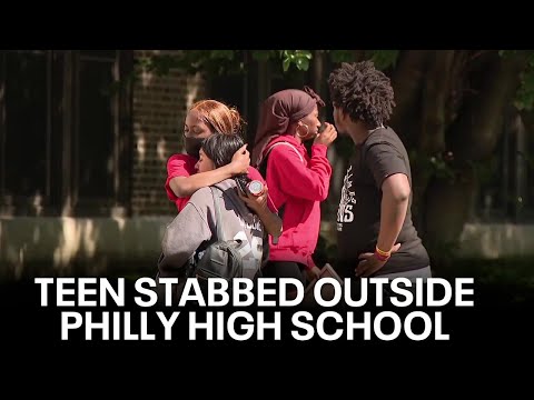 Teen stabbed outside of West Philadelphia high school, police say