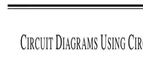 Circuit Diagram using Circuitikz Latex